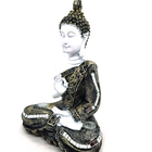 Buda Tibetano Tailandes Sidarta Hindu Estatueta Resina 15cm B