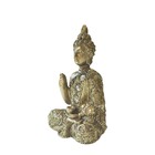 Buda Vitarka Mudra Fase De Ensinamento - Dourado 10cm