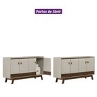 Buffet 160cm 4 Portas Abruzzo Freijó/off White