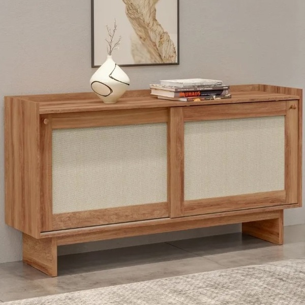 Buffet 1 40m 2 Portas E 1 Prateleira  Carraro Atria Freijó