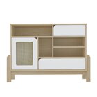 Buffet 1 Porta 2 Gavetas 122 Cm Canadá Naturale/branco