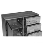 Buffet 1 Porta 3 Gavetas Rubi Natural/preto