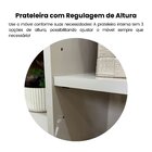 Buffet 1 Porta Palhinha Rattan Charlotte Carvalho/off White