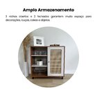 Buffet 1 Porta Palhinha Rattan Charlotte Cinamomo/off White