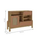 Buffet 2 Gavetas Soacha Carvalho Terracota