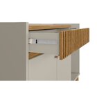 Buffet 2 Portas 1 Gaveta 1 Nicho 133cm Lucca  Nature/off White