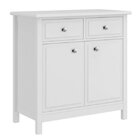 Buffet 2 Portas 2 Gavetas Leeds Treboll Branco