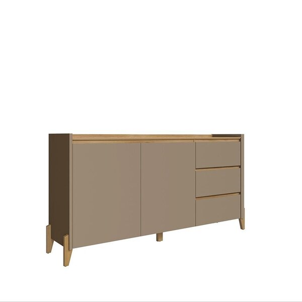 Buffet 2 Portas 3 Gavetas 166cm X 84cm Rennes Hannover/fendi