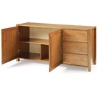 Buffet 2 Portas 3 Gavetas Madeira Maciça Primavera Cabecasa M