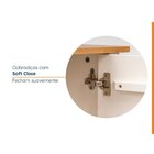 Buffet 2 Portas 3 Gavetas Madeira Maciça Vanilla Cabecasa Mad