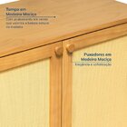 Buffet 2 Portas 3 Gavetas Rattan Magna Cabecasa Madeiraorigin