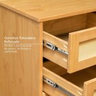 Buffet 2 Portas 3 Gavetas Rattan Magna Cabecasa Madeiraorigin