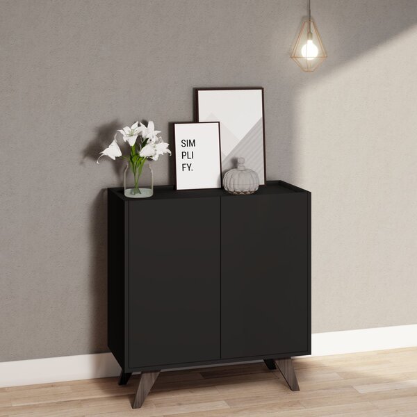 Buffet 2 Portas 76cm Cairo Preto