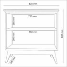 Buffet 2 Portas Absolut Cinza/nature