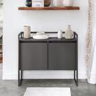 Buffet 2 Portas Compacto Rocky Preto