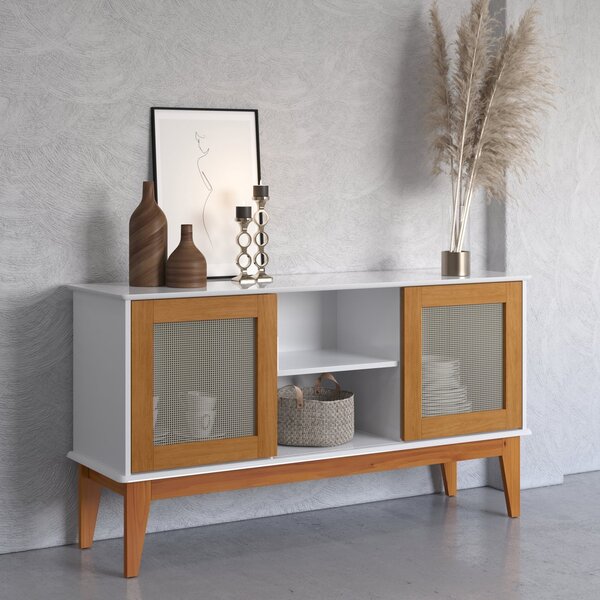 Buffet 2 Portas Denver  Branco/mad