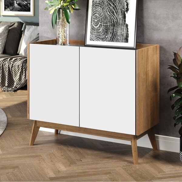 Buffet 2 Portas Elohin  Pinhão/branco