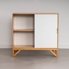 Buffet 2 Portas Nina Cabecasa Madeiraoriginals Amêndoa/branco