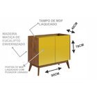 Buffet 2 Portas Pés Palito Elohin Imperador Móveis Pinhão/ama