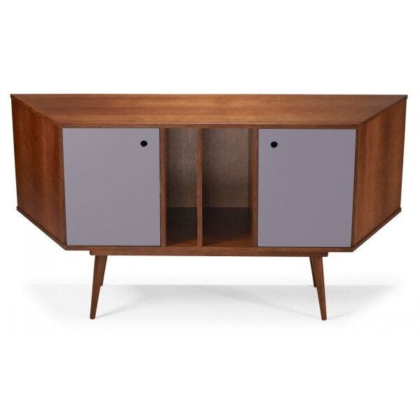 Buffet 2 Portas Retrô Daring Laca Fosca