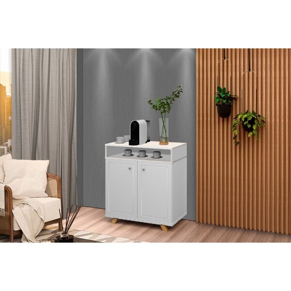 Buffet 2 Portas Star Branco Acetina