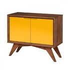 Buffet 2 Portas Uriel Natural/amarelo