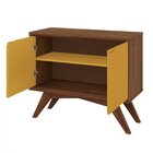 Buffet 2 Portas Uriel Natural/amarelo