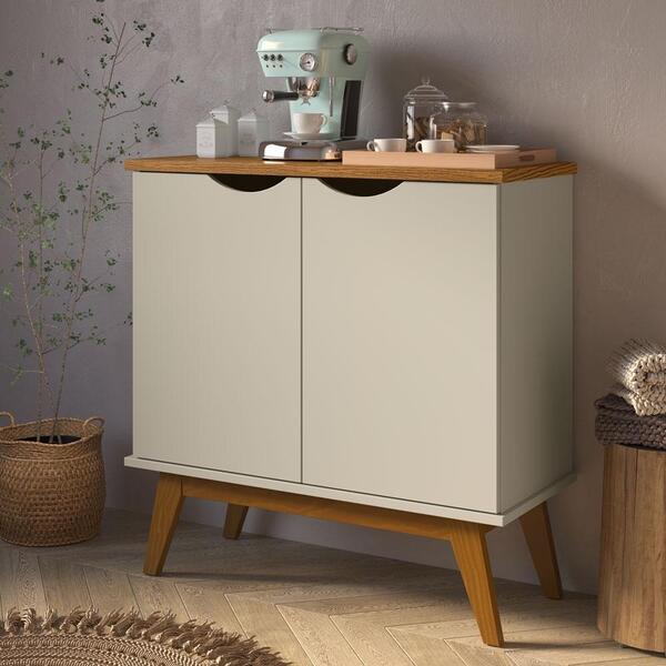 Buffet 2 Portas Vincent Off White/cumarú