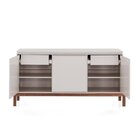 Buffet 3 Portas 2 Gavetas Tiê Cabecasa Madeiraoriginals Offwh