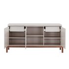 Buffet 3 Portas 2 Gavetas Tiê Cabecasa Madeiraoriginals Offwh