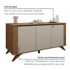 Buffet 3 Portas 2 Prateleira Pampulha   Cinamomo/off White
