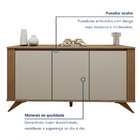 Buffet 3 Portas 2 Prateleira Pampulha   Cinamomo/off White