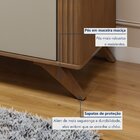 Buffet 3 Portas 2 Prateleira Pampulha   Cinamomo/off White