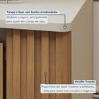 Buffet 3 Portas 2 Prateleira Pampulha   Off White/cinamomo