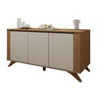 Buffet 3 Portas 2 Prateleira Pampulha Cinamomo/off White