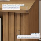 Buffet 3 Portas 2 Prateleira Pampulha Cinamomo/off White