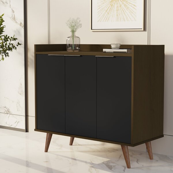 Buffet 3 Portas 4112 Jb Bechara Canela/preto