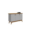 Buffet 3 Portas Absolut Cinza/nature