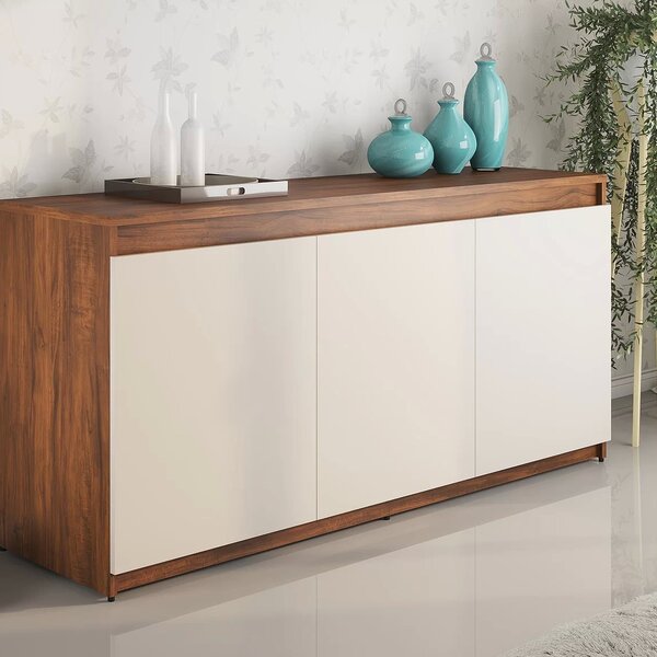 Buffet 3 Portas Bart Pinho/off White