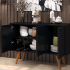 Buffet 3 Portas Preto