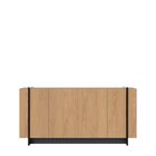 Buffet 4 Portas 160cm Copacabana Freijó/preto Fosco