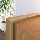 Buffet 4 Portas 160cm Copacabana Tubo Freijó / Preto Fosco /