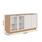 Buffet 4 Portas 160cm Freijó Off White Celine Shop Jm