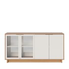 Buffet 4 Portas 160cm Vitória Águas Brasileiras Freijó/off Wh