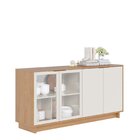 Buffet 4 Portas 160cm Vitória Águas Brasileiras Freijó/off Wh