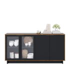 Buffet 4 Portas 160cm Vitória Águas Brasileiras Noce Milano/p