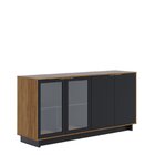 Buffet 4 Portas 160cm Vitória Águas Brasileiras Noce Milano/p