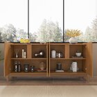 Buffet 4 Portas 2 Prateleiras 170cm Lizz Cedro