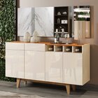 Buffet 4 Portas Andorra Mavaular Off White/naturale