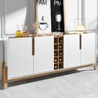 Buffet 4 Portas C/ Prateleiras Luna 1,90 Branco/cedro
